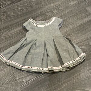 Tahari Toddler Girl Pleated Holiday Dress, 6-9 months